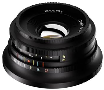 Compatible con el Objetivo Sony E 10mm F3.5 APS-C Ultra Gran Angular de Enfoque Fijo con Montura XF Z Micro M4/3(E-Mount(APS-C))