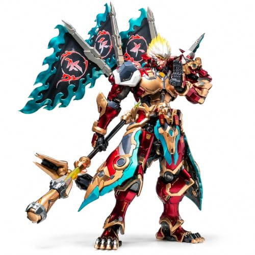 TOYVERSE MOSHOWTOYS Sun Wukong Great Sage Equal to Heaven Actionfigur | Mit goldener Rüstung, Stab und Zubehör, beweglich und detailreich für Vitrine und Sammlung, ab 15 Jahren.