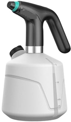 Pulverizador de jardín, Botella pulverizadora eléctrica for Plantas con Carga USB, pulverizadores automáticos Boquilla Ajustable, Herramientas de jardinería 2 l para césped, jardín y Patio