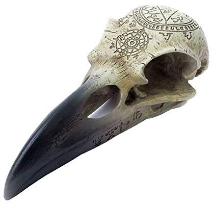 Alchemy Gothic Omega Raven Skull
