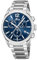 Lotus Reloj Hombre 18690/1 Chrono Caja de Acero Inoxidable 316l Plateado Correa de Acero Inoxidable 316l Plateado