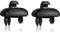 Porpor Booya 2er-Pack Innenraum-Sonnenblende-Haken-Clip-Halterung für A1 A3 A4 A5 Q3 Q5 OEM (8E0 857 562) (schwarz)