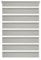 EASYFIX Doppelrollo hellgrau 60 x 150