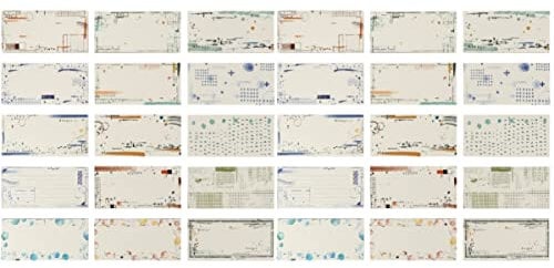 NUOBESTY 2 Kisten Taschenrohpapier Vintage Sammelalbum Notiz Posten Tragbare Notizzettel Selbstklebende Notizzettel Notizblock Fürs Büro Stickernotizen Aufkleber Student