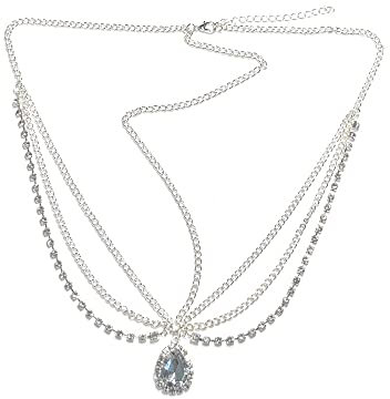 Bridal Head Chain,Crystal ,Pendant ,Hair Chains ,Forehead ornament,Rhinestone Wedding Hair Accessories for Women Girls