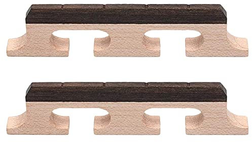 DAZLOR 2X Maple 4 String Banjo Steg Saiten Instrumenten Teile