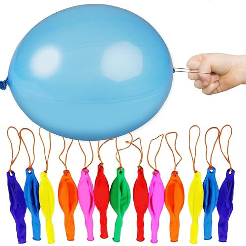 THE TWIDDLERS 100 XL Robuste Punch Luftballons 46cm - Sortierte Farben - Party-Spiel, Kindergeburtstage, Hochzeiten, Kinderpartys