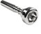 Trompetenmundstück kompatibel mit 7C, 5C, 3C, 1 5C, 1C Ausgezeichnetes Metall-Finish (1,5 C)
