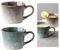 IGTOPS Lot de 2 grandes tasses à café, 500 ml, avec poignée, bol à céréales, à thé, en céramique, pour le petit-déjeuner, les céréales, la soupe, le lait, le thé, cadeau d'anniversaire (2 pièces