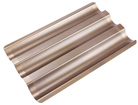 Cabilock Bandeja De Horno Para Pan Pequeño Antiadherente Acero Al Para Hornear Pan Francés