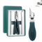 Eagle Beak Nail Clippers,Three Sets of Eagle Beak Beveled Nail Clippers,Oblique Ingrown Toenails Clipper,Wide Jaw Opening Anti-Splash Slanted Nail Clipper,for Thick Nails,Ingrown Care (Green)