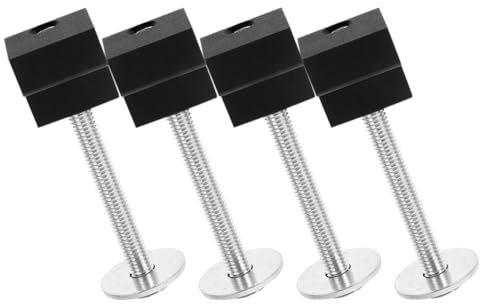 Ciieeo Lot De 4 Crochets D'Arrimage Pour Boîte À Outils Pinces Pour Benne De Camion Pinces Pour Porte-Bagages Crochets En J Accessoires Pour Boîte À Outils Pince En J En Alliage