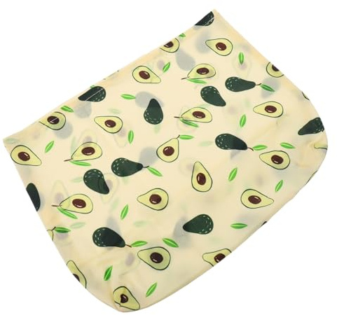 WEKADRIN Lebensmittelechter Frischhaltebeutel Mit Zipper 28x20cm Aus Baumwollstoff Wiederverwendbarer Lebensmittelbeutel Zur Aufbewahrung Von Obst Und Gemüse Auslaufsicher Für Kühlschrank u