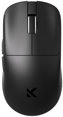 MCHOSE L7 Pro Souris Gaming sans Fil, Ultra-Légère 39g, Souris Gamer avec Récepteur 8K, Commutateur Optique, 26 000 DPI, Polling Rate 8k Hz, sans Fil/2,4 G/Filaire, Batterie 200 Heures, Noir Foncé