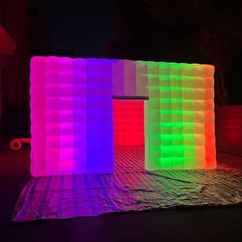Aufblasbares Partyzelt mit LED-Lichtern für Veranstaltungen im Freien und Nachtclubs