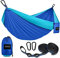 Kootek Camping Hammock Portable Indoor Outdoor Tree Hammock with 2 Adjustable Hanging Straps, Lightweight Nylon Parachute Hammocks for Backpacking, Travel, Beach, Backyard, Hiking
