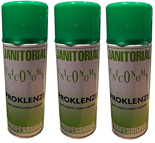 400ml Computer Care Anti-Static Foam Spray PC Surface Keyboard Cleaner UK (3 Cans)