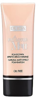 Pupa Extreme Matt Foundation mit natürlichem Matt-Effekt - Golden Beige - 30 g