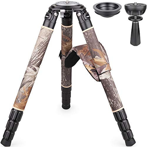 INNOREL RT90CM Systematisch Kohlefaser Stativ 160cm/63zoll Fachmann Schwerlast Kamerastativ Max Rohr 40mm Max Belastung 40kg mit 75mm Schüsseladapter Stativtasche Stabile Vogelbeobachtung Tripod