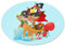 Eurofoto Türschild mit Namen Sophia und Tier-Piraten-Motiv | Kinderzimmer-Schild