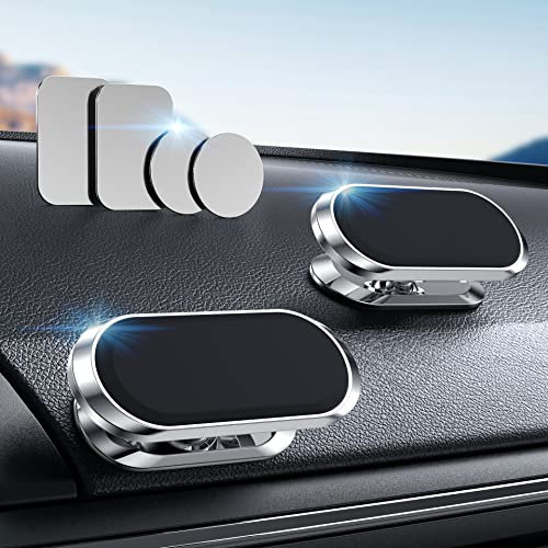 NIYEVN Handyhalterung Magnet,Handy Halterung Auto Magnethalter Handyhalterung fürs Auto[2 Stücke],KFZ Handy Halterung 360° Grad Drehung Verstellbare für Samsung iPhone xiao mi etc Alle Smartphones