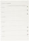 Filofax Einlage Organiser Activity Planner - A5, White, 132848