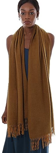 Schal Braun Stola Festlich Fur Abendkleid Pashmina Schals Tücher für Damen Winter