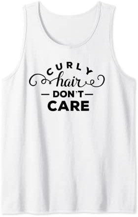 Niedliches lockiges Haar Diva natürliches Afro-Damen Sommer Strand Haar Tank Top