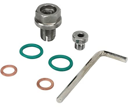 Übergroße Huckepack-Ölablassschraube, Selbstschneidendes Reparaturset - Ölwannen-Gewinde Reparatur, Edelstahl, ohne Werkzeug, keine Verschmutzung, M12.1-1.5x15mm