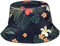 KJHBVND Tropische Hawaii-Blumen-Fischerhüte mit Blumenmuster, Fischerhut für den Strand, Schutz vor Fischerhut für Damen, Tropical Hawaiian 07, One size