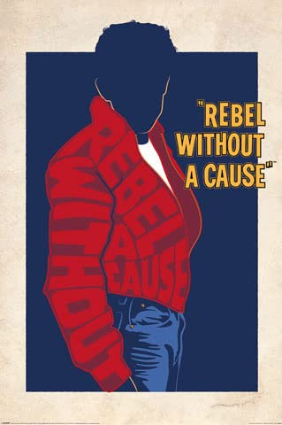 100 Jahre Warner Bros. - Rebel Without A Cause - Poster Druck - Größe 61x91,5 cm