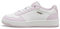 PUMA Damen Court Classy Sneaker, White-Grape Mist Gold, 40 EU