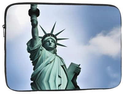 YYHWHJDE Statua della Libertà in NYC Laptop Laptop Sleeve Bag > 15 pollici Viaggio d'affari, viaggi, ufficio, ecc. per uso quotidiano.