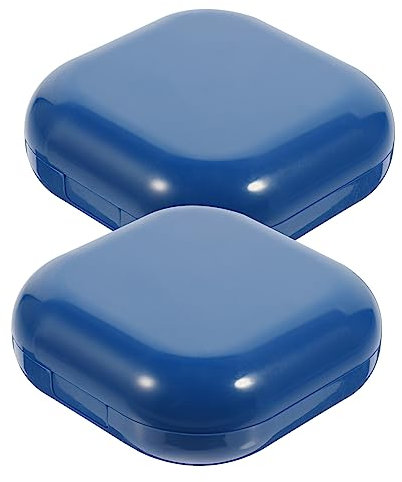 Gatuida 2-Piece Travel Contacts Case Leakproof Moisture Retaining Eye Storage Box for Daily Use