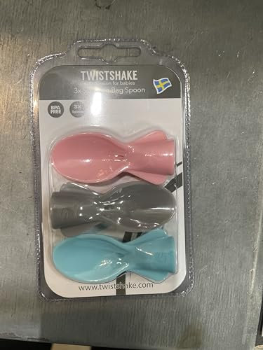 Twistshake Squeeze Bag 220ml + Cuillère PACK PROMO