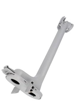 JCSPARES® - Braccio Condotto Interno Superiore per Irroratore Lavastoviglie Compatibile con Whirlpool Ignis Compatibile con Ariston Hotpoint per Modelli: LFSA DFP2 LFT Ed Ulteriori