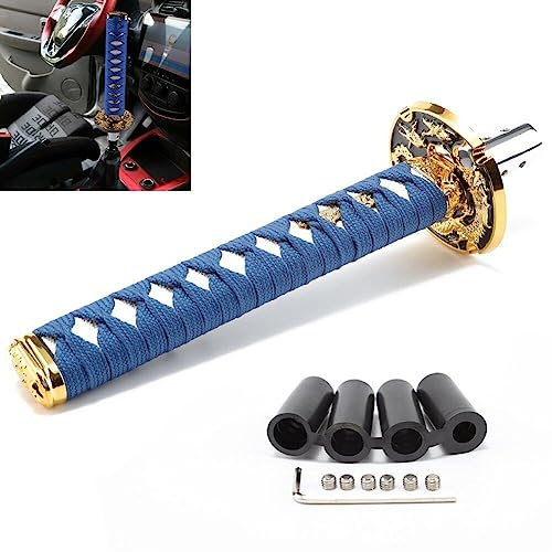 Keuyeo Schaltknauf, Universeller Japanischer Schwert-Auto-schaltknauf 4 Adaptern