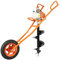 63.3CC Ahoyadora Gasolina, Motor de 2 Tiempos 8800 ± 300rpm Taladro de Tierra Ahoyador Gasolina
