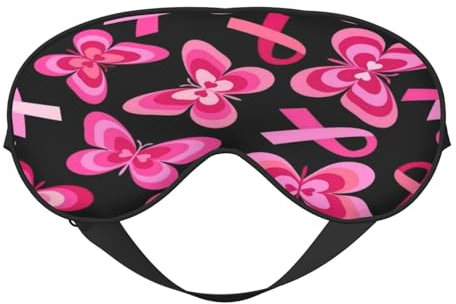 Schlafmasken mit Schmetterlingsmotiv in 14 Farben, verstellbarer Riemen, weiche Augenmaske für Frauen und Männer, für Reisen, Arbeit und Zuhause