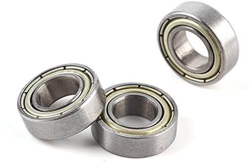 688ZZ Doppelt Geschirmtes Metalllager, 16 Mm Außendurchmesser, 8 X 16 X 5 Mm, Massiv, 8 Mm Innendurchmesser, 10 Stück, Industrielle Miniatur-Kugellager für Geräte