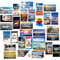Xuhal 60 Pcs Inspirational Magnets Bulk Rectangle Positive Affirmation Magnets Decals Decorative Inspiring Quotes Fridge Magnetic Stickers for Adults Students Team Motivational Gifts (Natural)