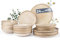 GBhome Stoneware Dinner Sets for 6 People, 24 Pieces Handcrafted Plates and Bowls Set, Scratch Resistant Dinnerware Set, Oven, Dishwasher & Microwave Safe Crockery Set, Cappuccino