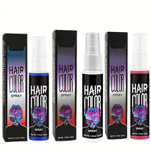 Tinte para el cabello, color temporal S-pray, tinte de pelo de color, tinte de pelo lavable, color S-pray, coloración rápida del cabello, acondicionador de color de pelo, spray de hierbas para cabello