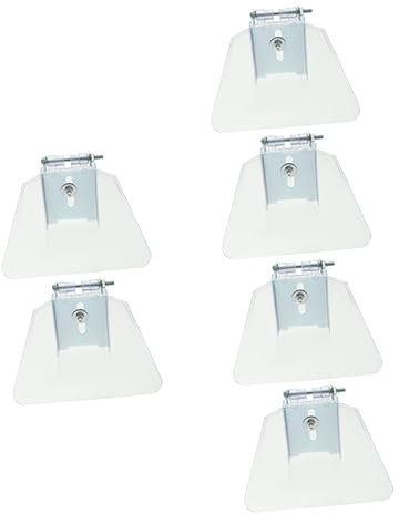 Homoyoyo 6pcs Bench Shield Kit Eye and Dust Guard and for Bench Machines Easy to Install and Use