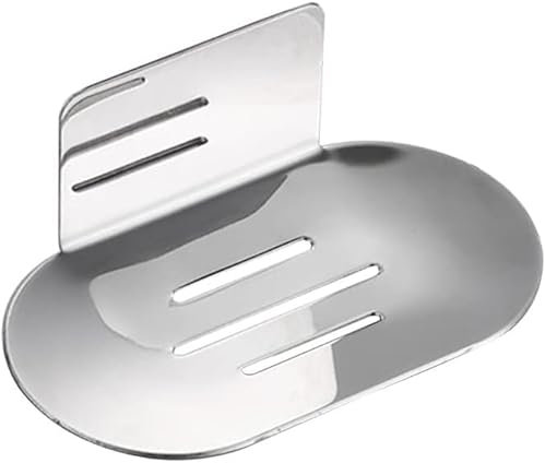 Soap Dish for Shower - Wall Mounted Shower Soap Holder for Bathroom Storage Stainless Steel Shower Soap Caddy
