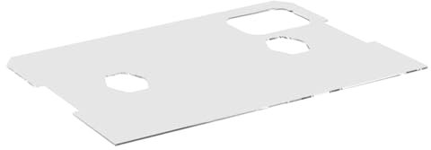 MagiDeal Aquariumabdeckung, Aquarium-Oberabdeckung, Acryl, Anti-Sprung, transparent, stabil, einfache Installation, DIY-Tankdeckel mit Fütterungsfenster, 580 X 280 X 5 Mm