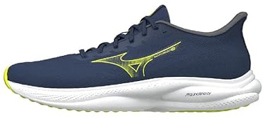 Mizuno Herren Laufschuh Wave Serene 2 - J1GC2559, Farbe:Dunkelblau, Herren Schuhe:44