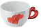 Guzzini Tazza Colazione Love, Rosso Chiaro, 14 x 12.5 x h9 cm