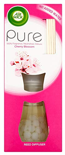 Air Wick Essential Oils Reed Diffuser, Cherry Blossom, 25ml