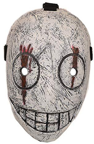Chiefstore Legion Frank Maske Spiel Cosplay Kostüm Volles Gesicht Helm Replik für Erwachsene Herren alloween Carnival Fancy Dress Kleidung Zubehör (Weiß)